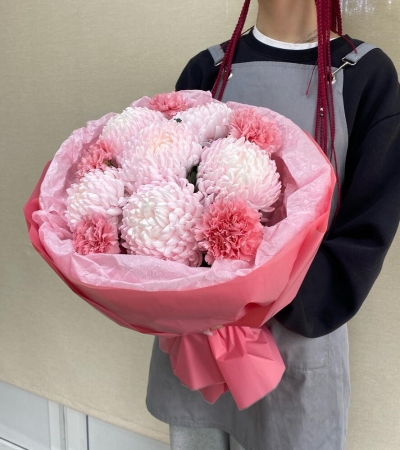 Букет «Клубника в сливках»