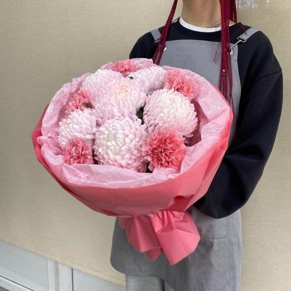 Букет «Клубника в сливках»